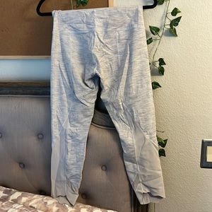 Grey striped Lululemon leggings, size 8!